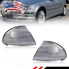 2x Clear Corner Light Turn Signal Lights For 1999-2001 Bmw 3-series E46 Sedan