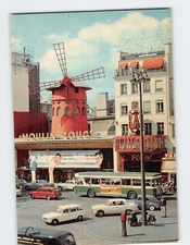 Postcard The Moulin Rouge Paris France