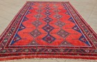 Amazing Hand Knotted Vintage Tribal Afshour Wool Area Rug 10 x 7 Ft — photo 5