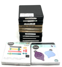 Lot 12 Sizzix Bigz Dies Tim Holtz Mixed Shapes Flowers Christmas Craft