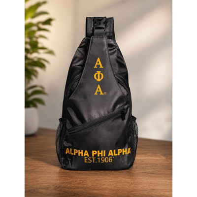 Alpha Phi Alpha Sling Bag: Greek Crossbody Backpack