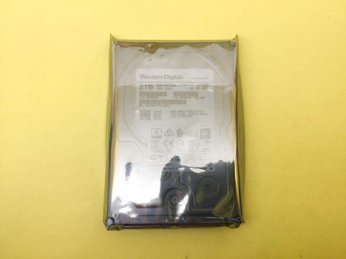Western Digital Internal Hard Disk Drives 8 TB Storage Capacity