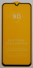 Samsung Galaxy A40 Panzerschutz Glasfolie 6D Schwarz FullCover 9H Display Hartgl