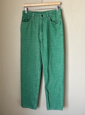 American Vintage Tineborow Green Straight Leg Jeans