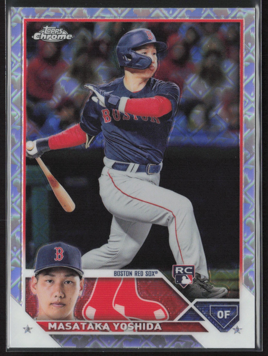 2023 Topps Chrome Logofractor #167 Masataka Yoshida Rookie RC