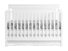Baby Crib 4-in-1 Convertible Oxford Lazio Snow White GreenGuard Gold