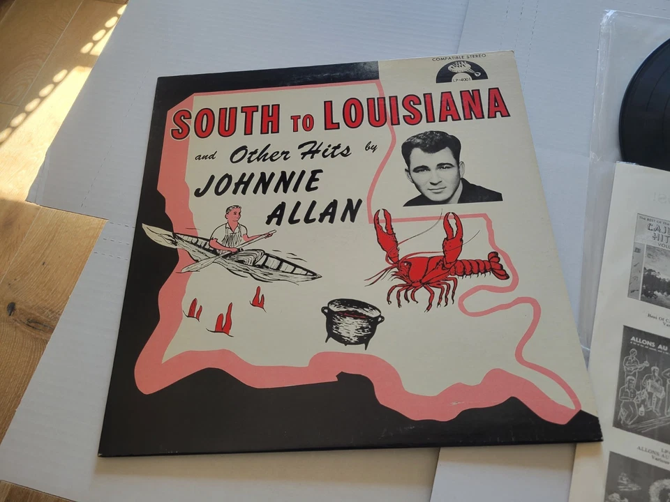 JOHNNIE ALLAN - South To Louisiana 1964 CAJUN BLUES LOUISIANA Swamp Rockabilly - Image 2 of 4