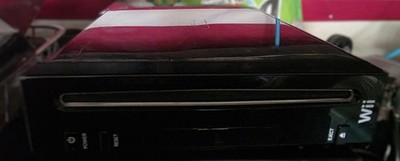 Nintendo Wii Black Console RVL-001   Powers On Tested   Console Only