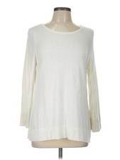 Talbots Outlet Women Ivory Pullover Sweater L