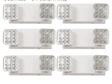 LED Emergency Lights with Battery Backup, Two Head Adjustable Commercial...