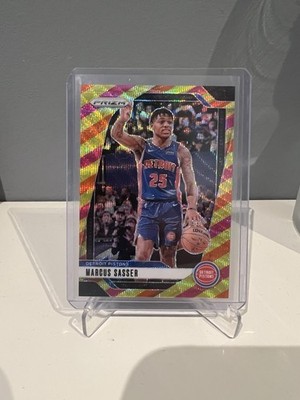 2024-25 Panini Prizm - Marcus Sasser #21 Multi Wave Prizm /88 Detroit Pistons