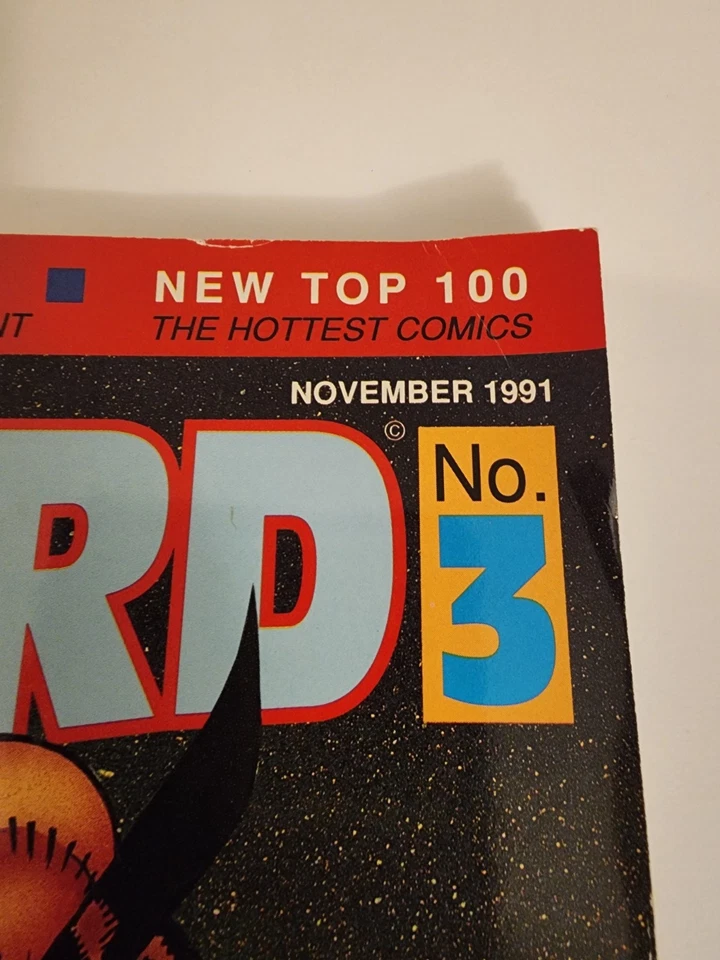 WIZARD PRICE GUIDE #3 (OLD STOCK) 1991 WIZARD/ERIC LARSEN COVER - Image 3 of 4