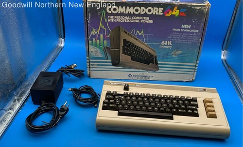 Vintage Commodore 64 Desktop Computer Bundle w/Non-Original Box Tested ...