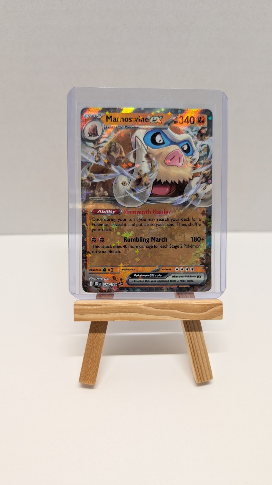 Pokémon TCG, Mamoswine Ex 079/159 - Journey Together