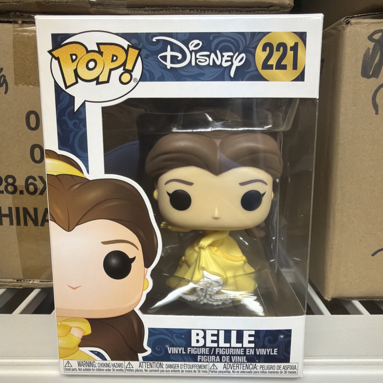 Funko Pop! Vinyl: Disney - Belle #221 New In Box Beauty And Thr Beast 