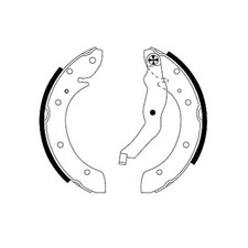 Bremsbackensatz hinten für Renault Scénic 1 FA0 JA0/1 | 23992617