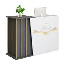 GAOXIAO Reception Estetica ad Angolo Banco Cassa, Piccolo Banco Reception con Ca