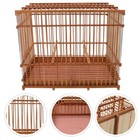 Chinese-style Cage Bird for Songbirds Bamboo Decorative Rectangular
