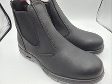 Redback UBBK Easy Escape Slip-On Soft Toe Black Boots Men Size 8.5 dd911 