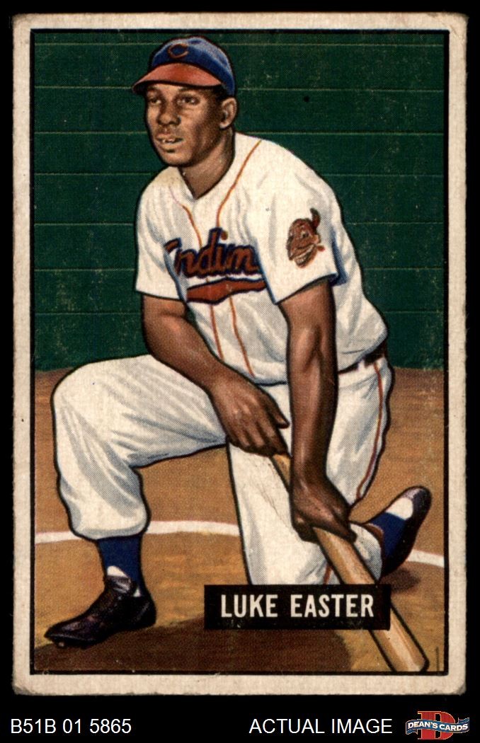 1951 Bowman #258 Luke Easter Indians RC 1.5 - FAIR