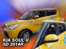 Windabweiser Regenabweiser Heko für Kia Soul II 2014-2019 5-Türer 4-Tlg