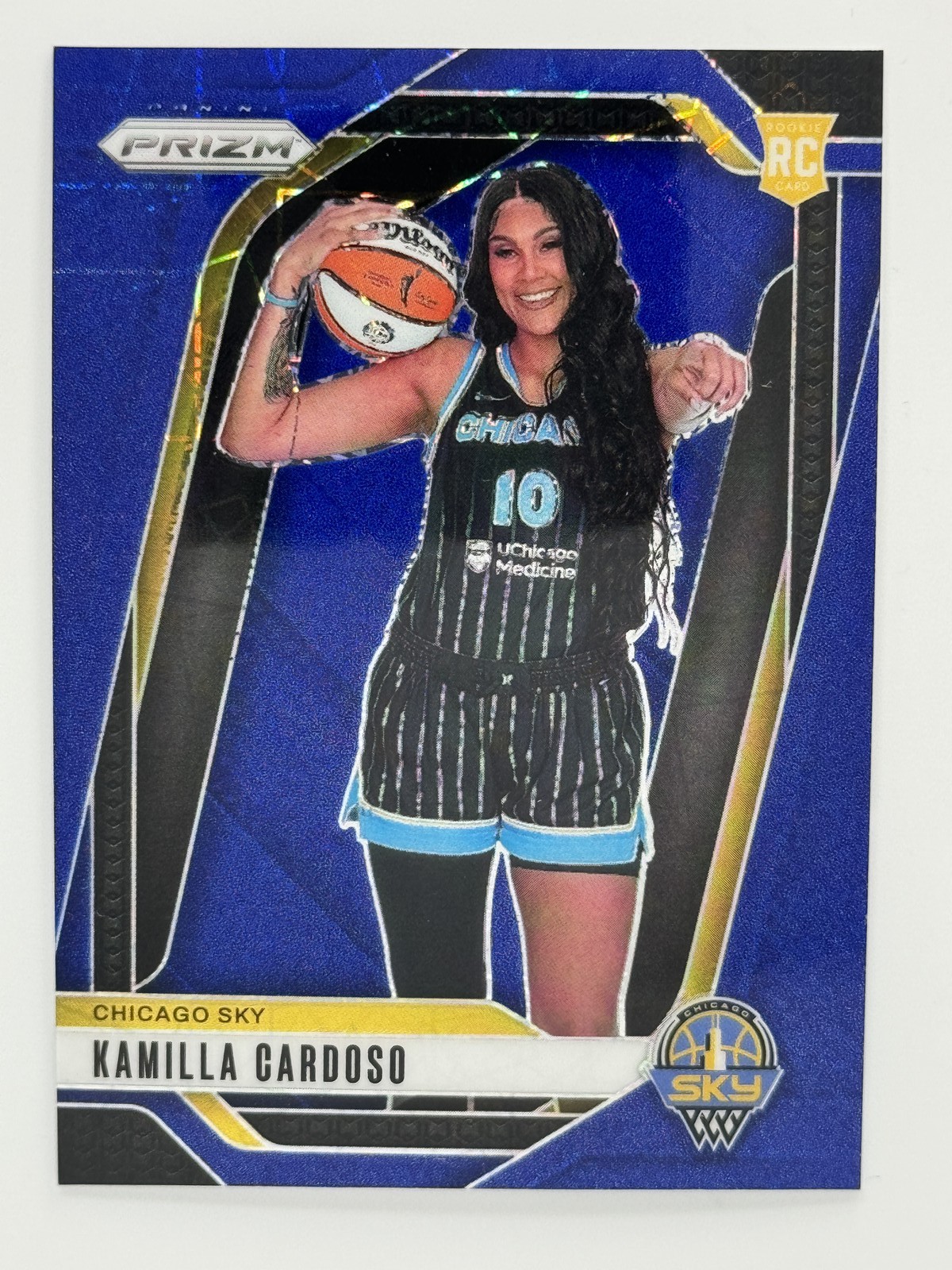 Kamilla Cardoso 2024 Panini Prizm WNBA Blue Velocity #149
