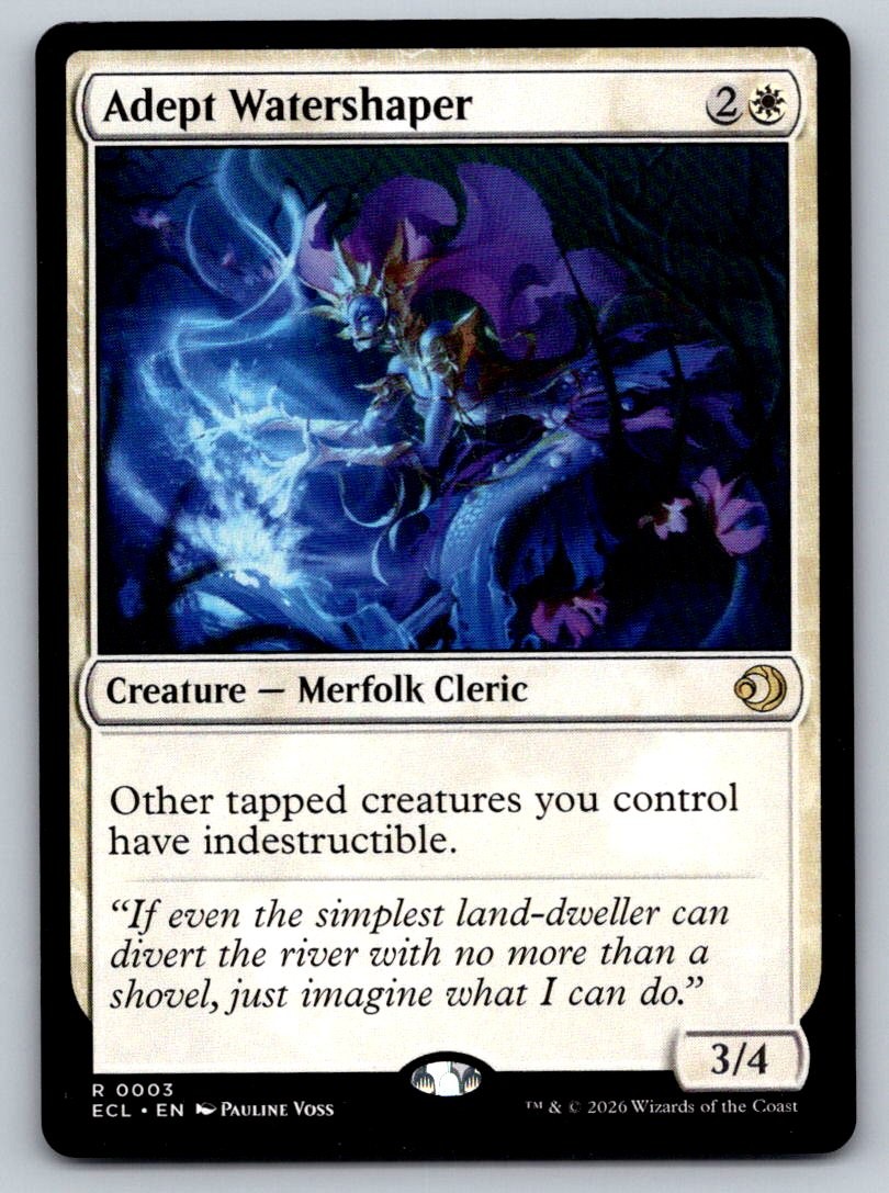 Adept Watershaper - NM - Lorwyn Eclipsed-3