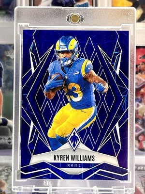 2025 Panini Kyren Wiliams - Blue Holo Lazer /75 - Los Angeles Rams