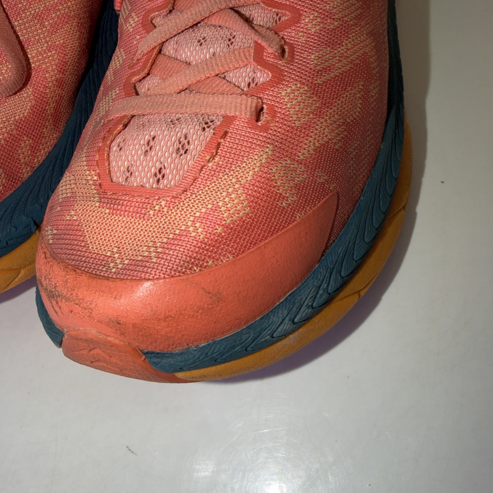 Hoka One One Womens 8B Tecton X 1123162 CBCRL Orange Running Shoes - READ image 6