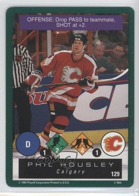 1995-96 Playoff One on One Challenge Phil Housley #129 HOF 0b5