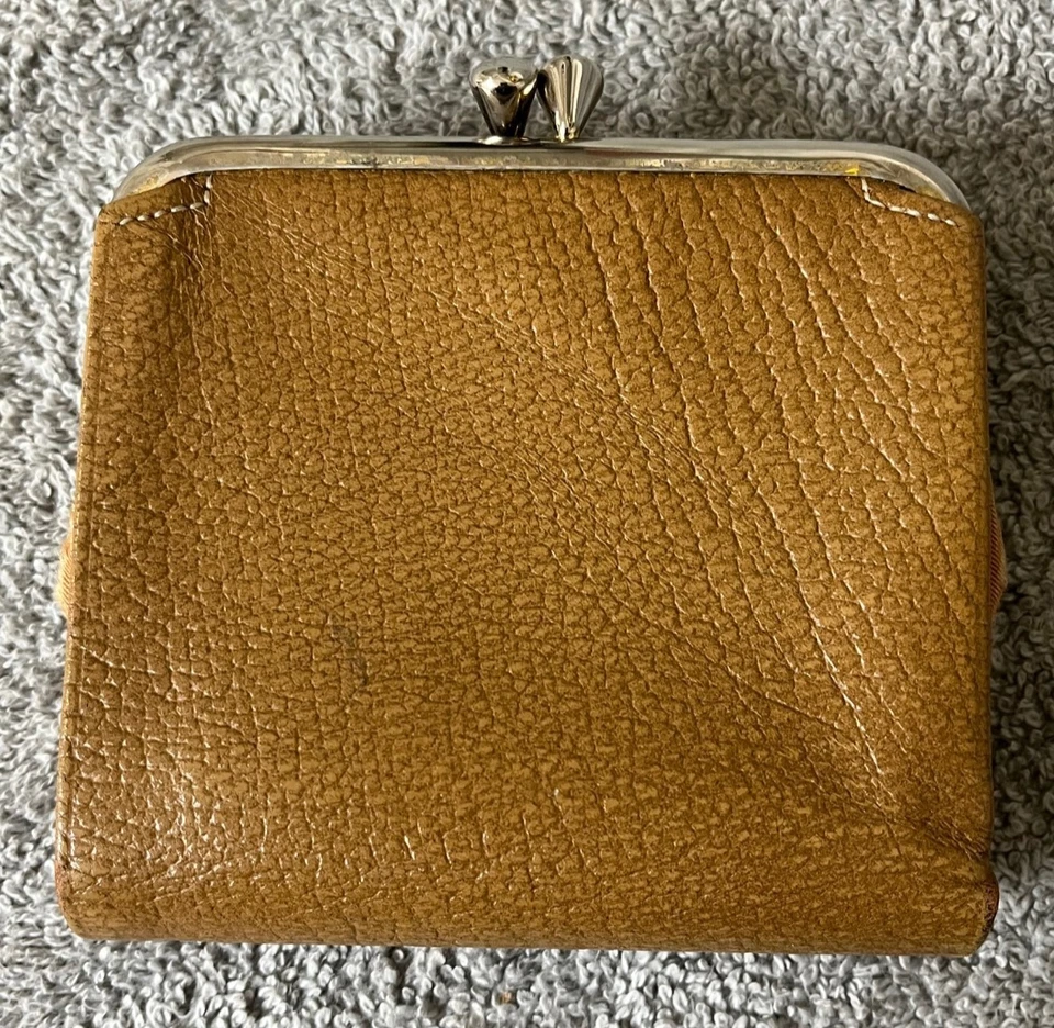Princess Gardner 60s Vintage Wallet Cowhide Leather Coin Purse Credit Cash RARE - Image 3 of 4