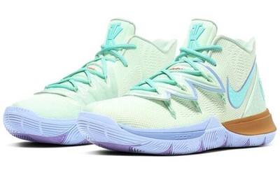 Nike Kyrie 5 Squidward Tentacles CJ6951-300 Light Green/Blue/Orange Mesh Sneaker Nike MEN main image 4