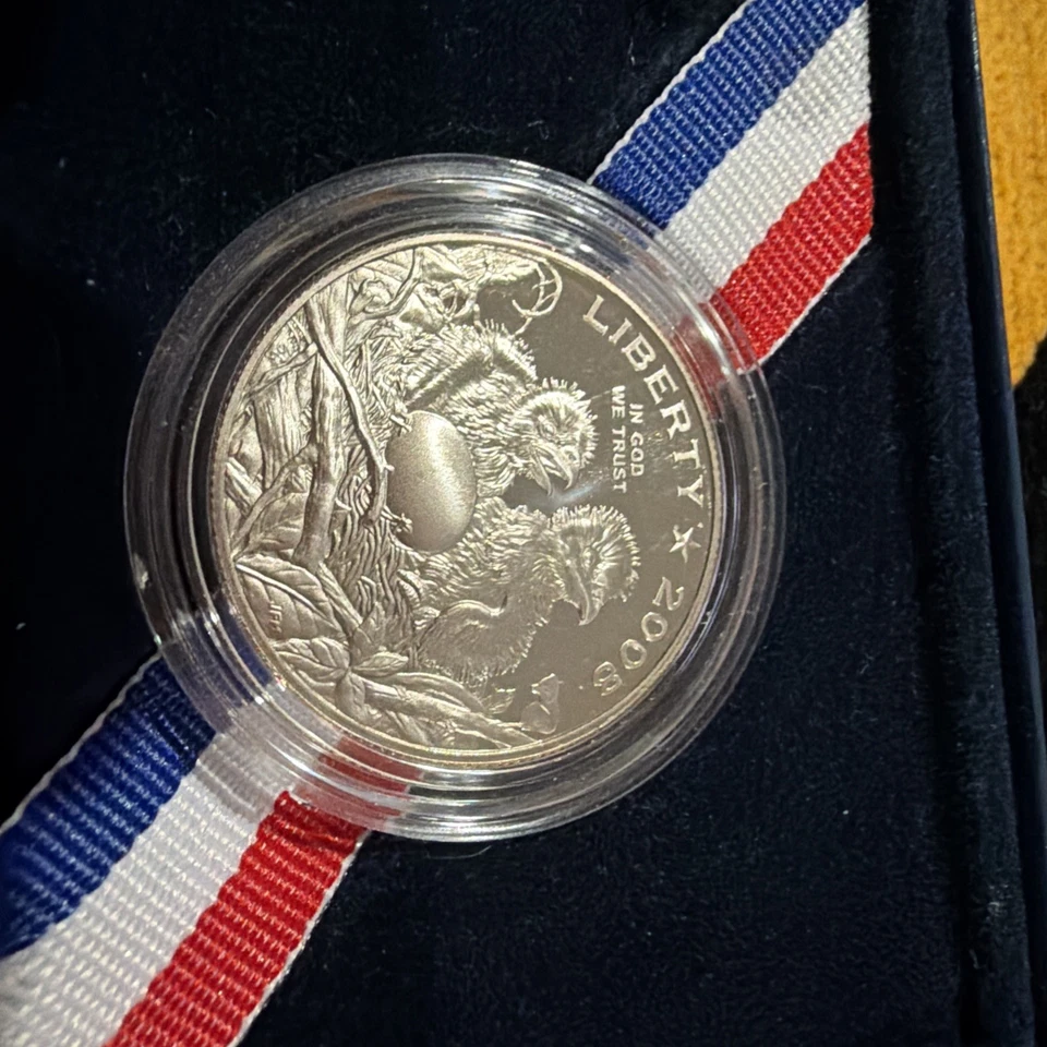 2008 bald eagle commemorative set - Image 4 of 4