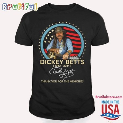Dickey Betts 1943-2024 Thank You For The Memories Shirt