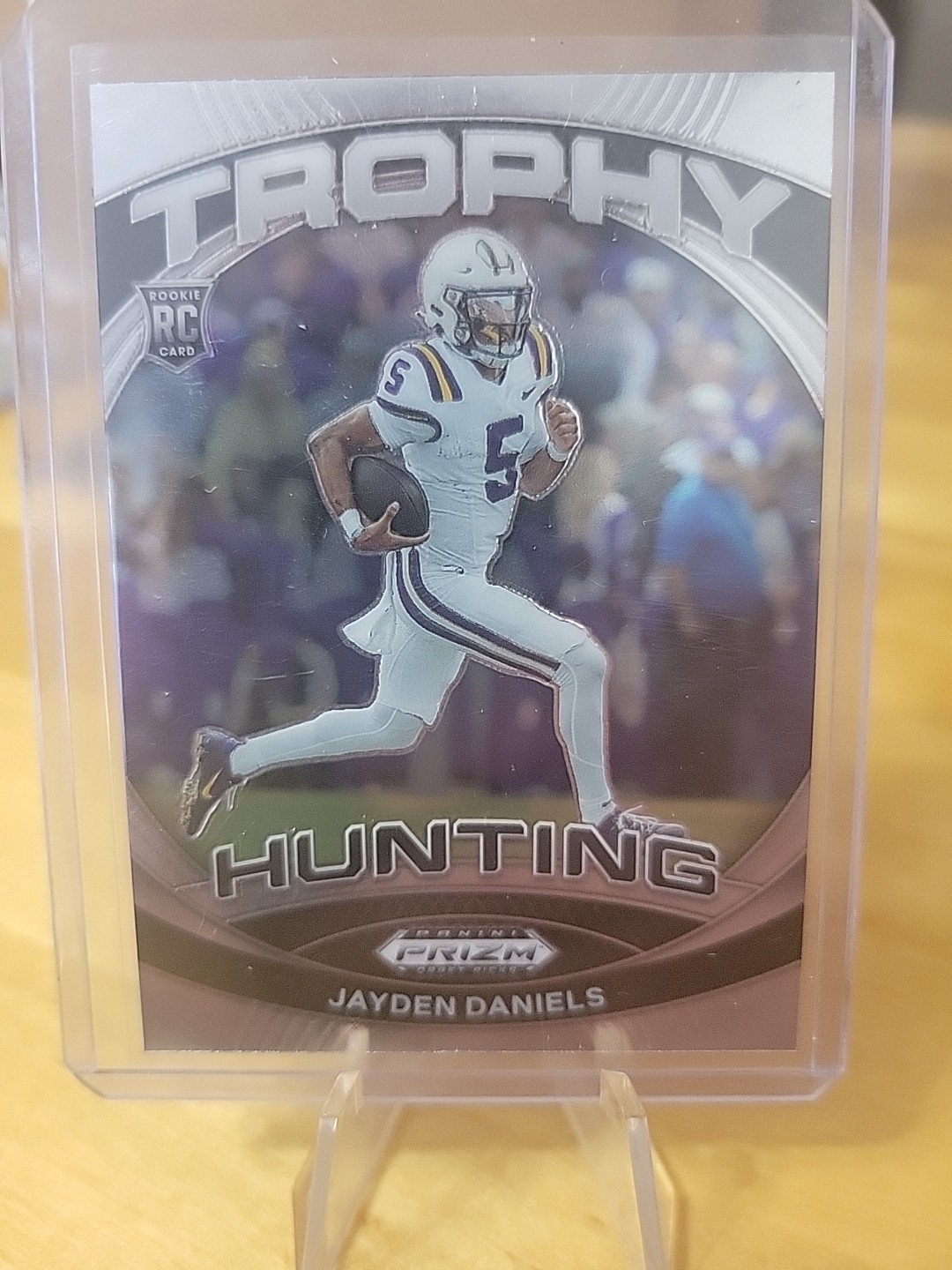 2024 Prizm Draft Pick Washington Commanders Jayden Daniels ROOKIE Trophy Hunting