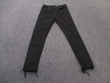 Levis Jeans Womens 27 X 32 721 High Rise Skinny Blue Tab Stretch Frayed Selvedge