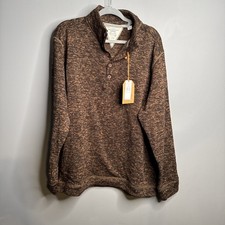 weatherproof vintage sweater Mens Size XL Chocolate Nwt