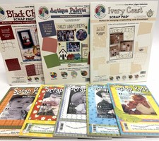 Craft Scrapbook Paper Pads: Provo Craft Lot of 9  New Vintage Stock 