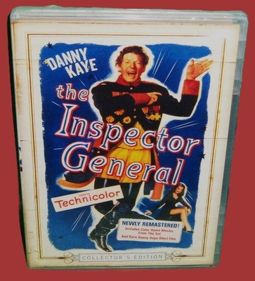 NEW RARE OOP SHOUT DANNY KAYE THE INSPECTOR GENERAL 3 COLLECTOR'S MOVIE DVD 1949