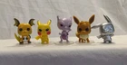 Pokemon Funko Pop Group Of 5 2" Tall Lot 1