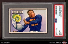 1951 Bowman #42 Glenn Davis Rams Army / Cal Poly-Pomona PSA 6 - EX/MT