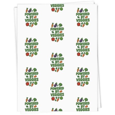 Geschenkpapier/Geschenkanhänger ''Powered By Veggies'' (GI054886)