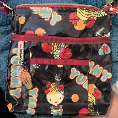Harajuku Lovers Vintage Crossbody Purse Bag Groovy Style Colorful Gwen Stefani