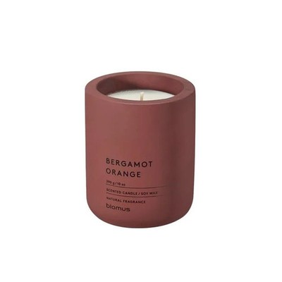 Blomus 69052 FRAGA Candle with Bergamot Orange Scent - Cedar Wood - Large