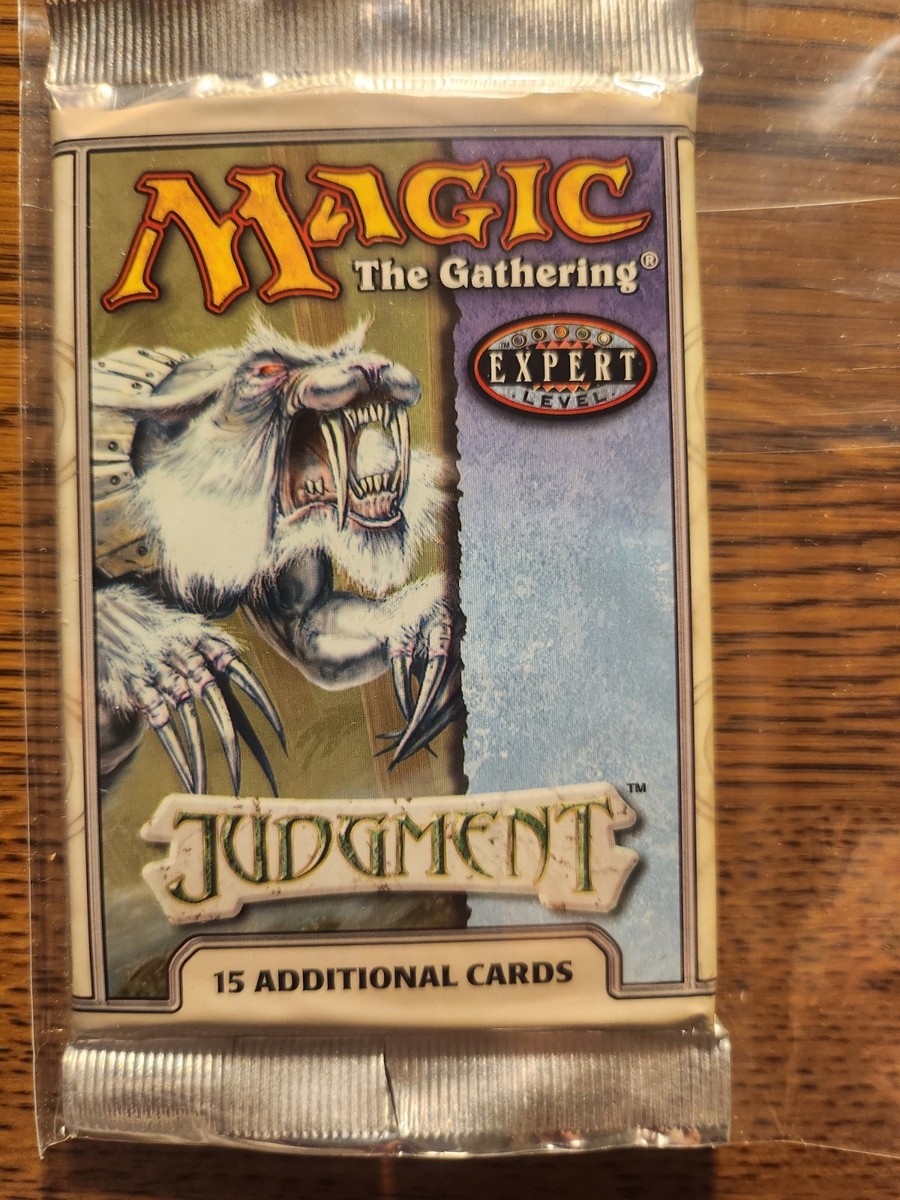 mtg judgement booster box 2002 Packs skewing toward more green and white cards and fewer black cards Judgment - Booster Box -