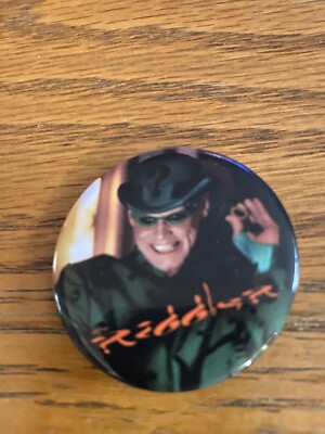 Batman The Riddler Jim Carrey Movie Promo Pin | eBay