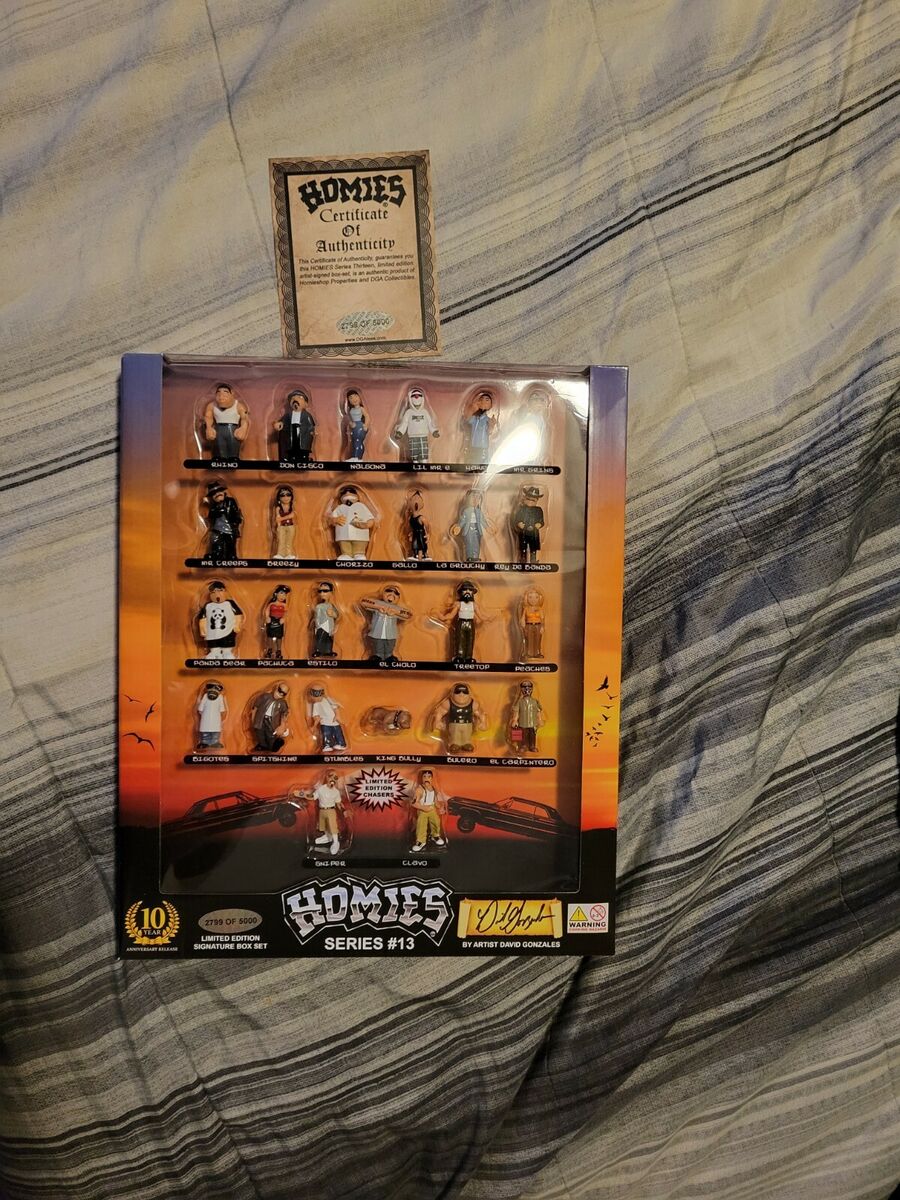 HOMIES SERIES 13- LIMITED EDITION SIGNATURE BOX SET 2799 HOMIES SERIES 13- LIMITED EDITION SIGNATURE BOX SET 2799