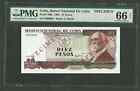 Central America, Banco Nacional 10 Pesos 1991 Specimen P#109s Pmg 66 Epq