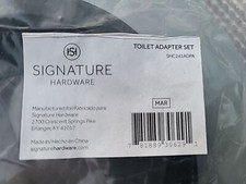 Signature Hardware Toilet adapter set SHC241ADPA
