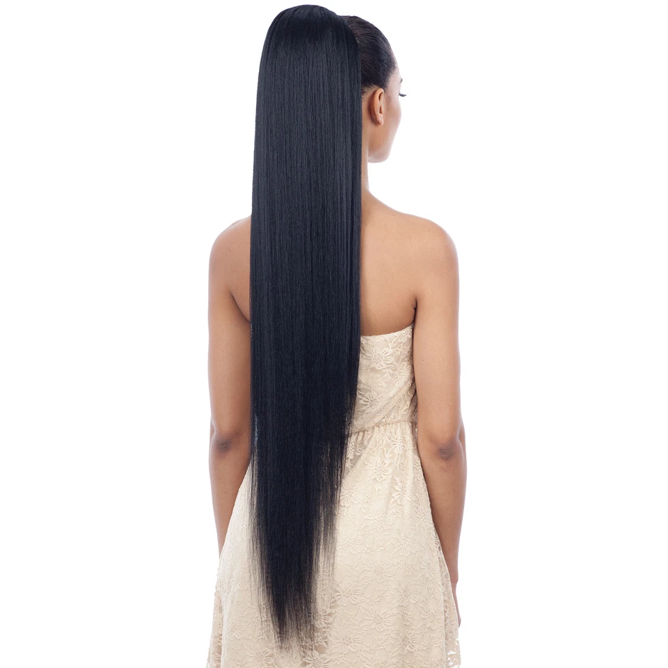 LONG YAKY STRAIGHT 38" - FREETRESS EQUAL SYNTHETIC DRAWSTRING PONYTAIL - Image 2 of 2